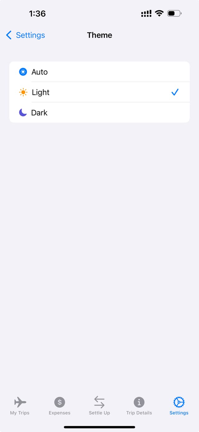 Theme Settings